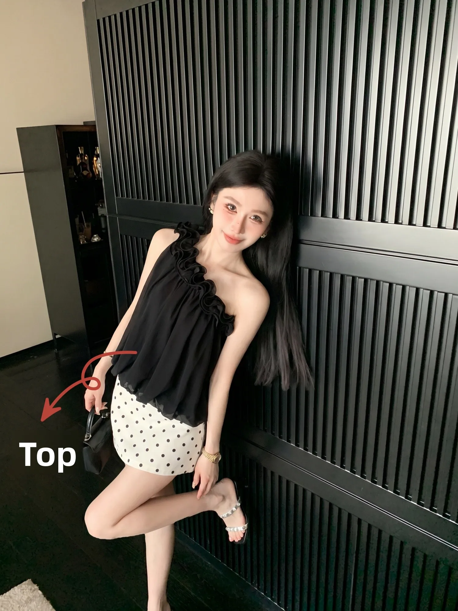 MaoNi Cloud Flower Pattern Gentle Wind 3D Wave Hairpin Slim Fit Sleeveless Design Sensation Chiffon Top Women's Fashion
MaoNi Cloud Flower Pattern Gentle Wind 3D Wave Hairpin Slim Fit Sleeveless Design Sensation Chiffon Top Women's Fashion