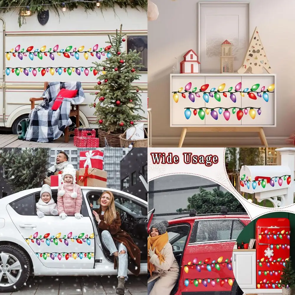 88 шт., рождественские наклейки на лампочки для автомобиля с наклейками на проволоку, 6 цветов, виниловые наклейки в форме лампочки, самоклеящиеся рождественские праздничные наклейки
88 шт., рождественские наклейки на лампочки для автомобиля с наклейками на проволоку, 6 цветов, виниловые наклейки в форме лампочки, самоклеящиеся рождественские праздничные наклейки