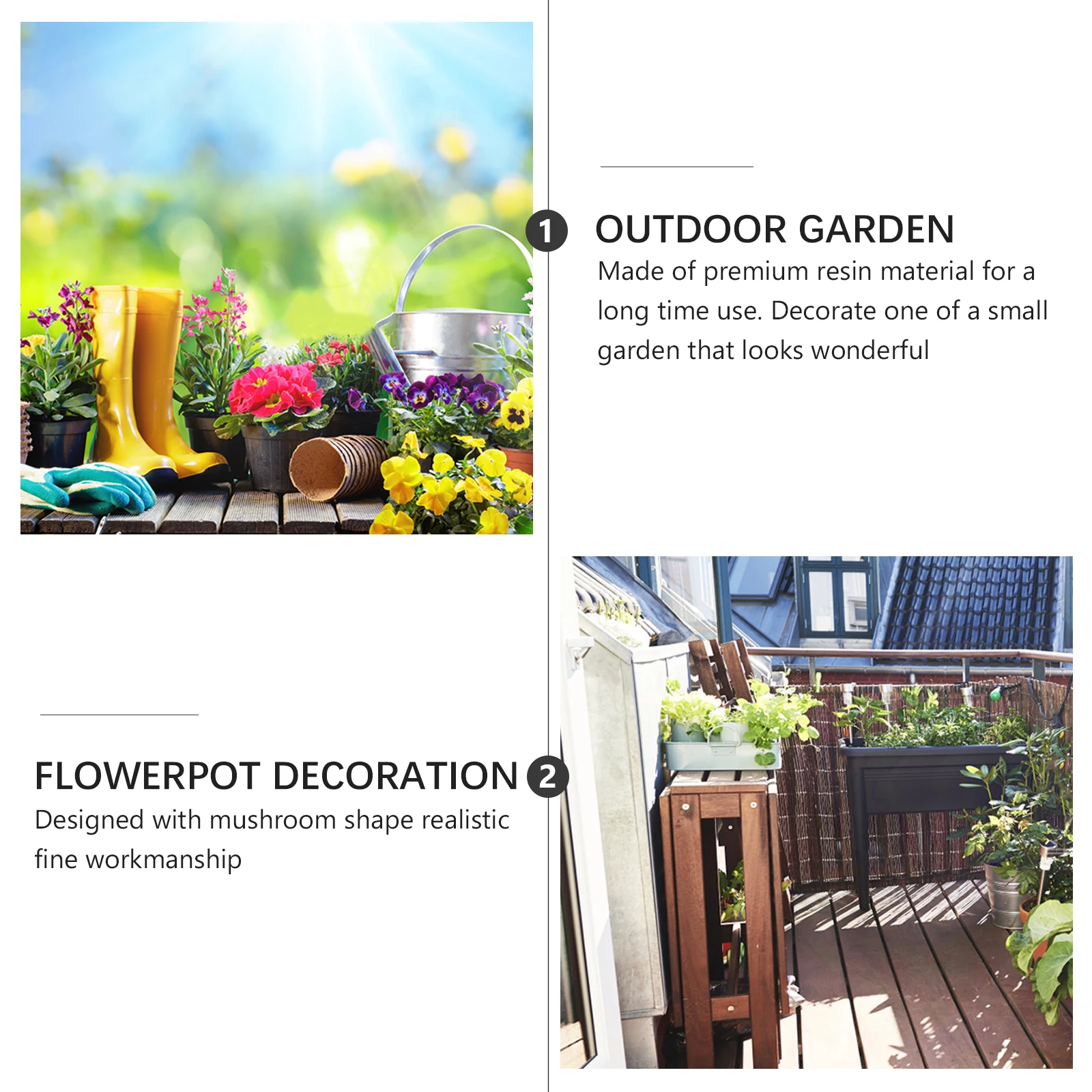 50Pcs Miniature Resin Mushroom Ornament Colorful Garden Decor for DIY Landscaping Succulent Plant Pots Fairy Micro Landscape
50Pcs Miniature Resin Mushroom Ornament Colorful Garden Decor for DIY Landscaping Succulent Plant Pots Fairy Micro Landscape