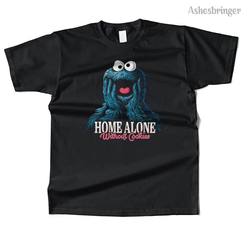 Мужская хлопковая футболка «Один дома без печенья» с графическим рисунком высокого качества, уличная футболка в повседневном стиле для мужчин и женщин
Мужская хлопковая футболка «Один дома без печенья» с графическим рисунком высокого качества, уличная футболка в повседневном стиле для мужчин и женщин