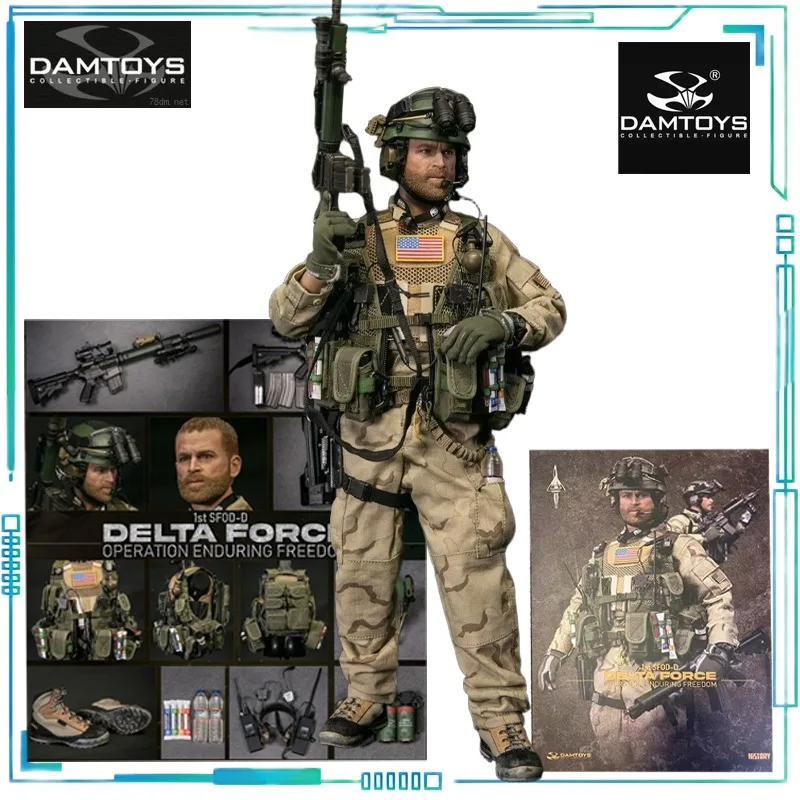DAMTOYS Genuine Mobile Doll Series Delta Special Forces‘’Enduring Freedom Operation‘’ 1/6 Finished Product Model Exquisite Toys 
DAMTOYS Genuine Mobile Doll Series Delta Special Forces‘’Enduring Freedom Operation‘’ 1/6 Finished Product Model Exquisite Toys