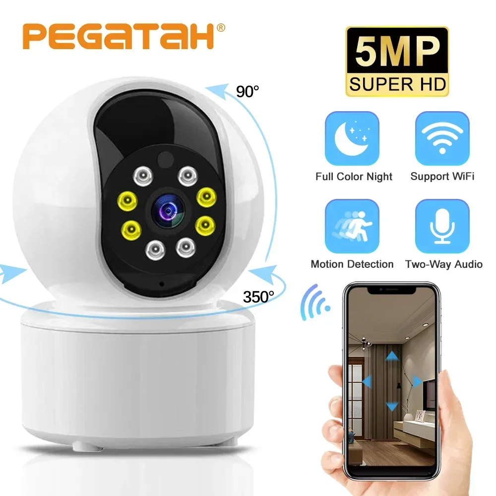 5MP Smart WiFi Camera Auto Tracking Home Indoor Security Full Color Night Vision Motion Detection Surveillance Camera
5MP Smart WiFi Camera Auto Tracking Home Indoor Security Full Color Night Vision Motion Detection Surveillance Camera
