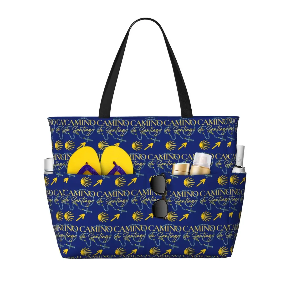 Camino De Santiago Spain Espana Beach Tote Bag Sport Gym Yoga Duffle Large Tote Bag Women Travel Bag Fitness bag
Camino De Santiago Spain Espana Beach Tote Bag Sport Gym Yoga Duffle Large Tote Bag Women Travel Bag Fitness bag