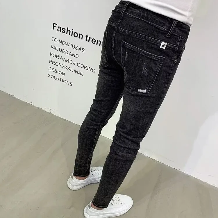 Casual Embroidered Slim Fit Jeans Youthful Trendy Brand Teens Autumn Winter Fashionable Straight Leg Jeans for Men
Casual Embroidered Slim Fit Jeans Youthful Trendy Brand Teens Autumn Winter Fashionable Straight Leg Jeans for Men