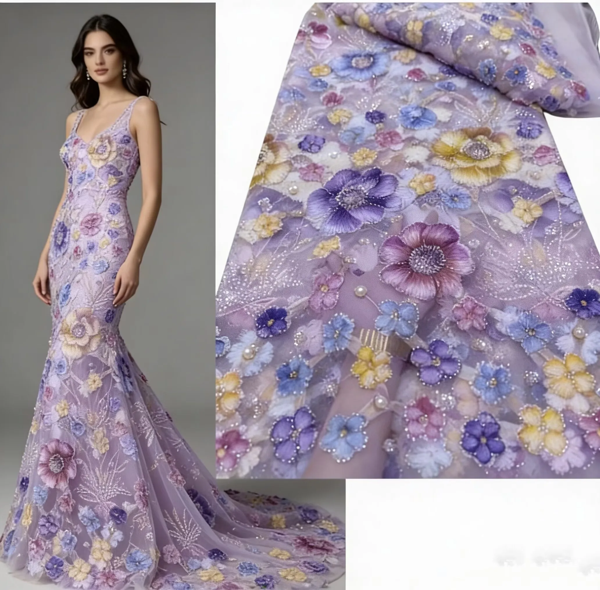 Luxury African Beads Lace 2026 High Quality 5 Yards Handmade Sequins Fabric for Evening Party Dresses Nigerian Style Material
Luxury African Beads Lace 2026 High Quality 5 Yards Handmade Sequins Fabric for Evening Party Dresses Nigerian Style Material