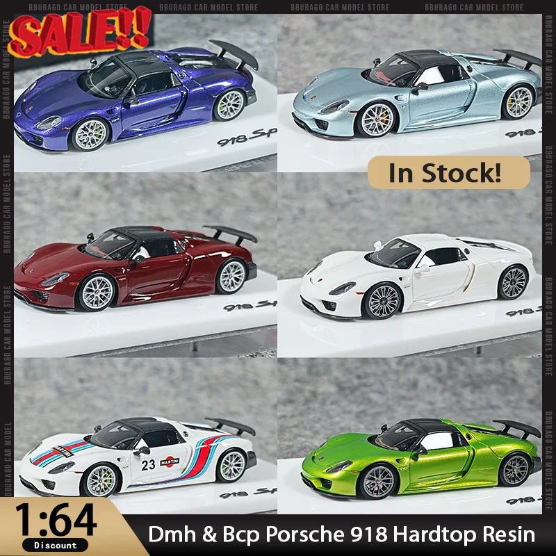 New In Stock Dmh X Bcp 1:64 Porsche 918 Hardtop Resin Car Model Limited Diecast Porsche Limited Edition Ornaments Custom Toy Kid
New In Stock Dmh X Bcp 1:64 Porsche 918 Hardtop Resin Car Model Limited Diecast Porsche Limited Edition Ornaments Custom Toy Kid