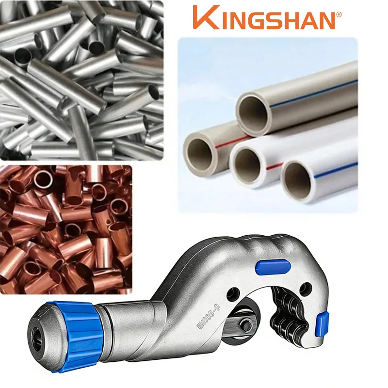 KINGSHAN Bearing Pipe Cutting Tool with Circular Blade Chrome Vanadium Steel Manual Tube Shear Cutter for Plumb Electrician Work
KINGSHAN Bearing Pipe Cutting Tool with Circular Blade Chrome Vanadium Steel Manual Tube Shear Cutter for Plumb Electrician Work