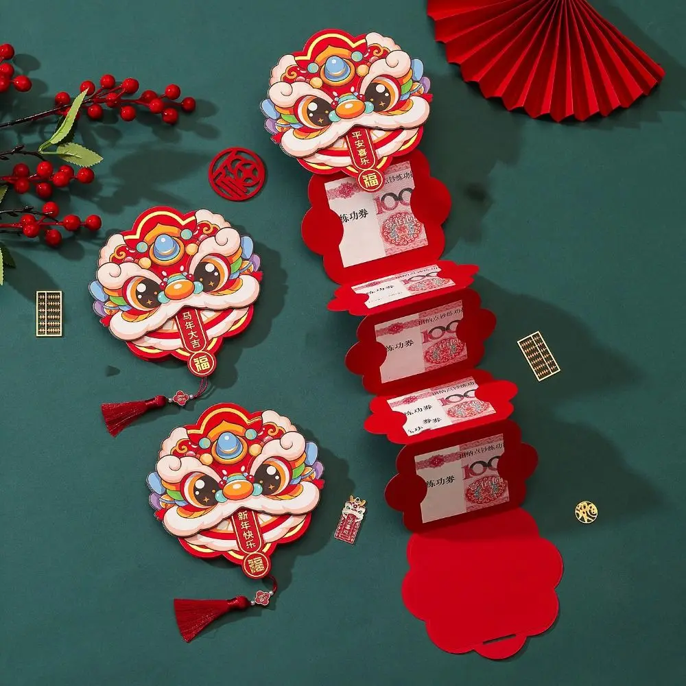 Cartoon Folding Red Envelope Traditional Foldable Lucky Red Pocket Blessing Words With Tassels Gift Bags Chinese New Year
Cartoon Folding Red Envelope Traditional Foldable Lucky Red Pocket Blessing Words With Tassels Gift Bags Chinese New Year