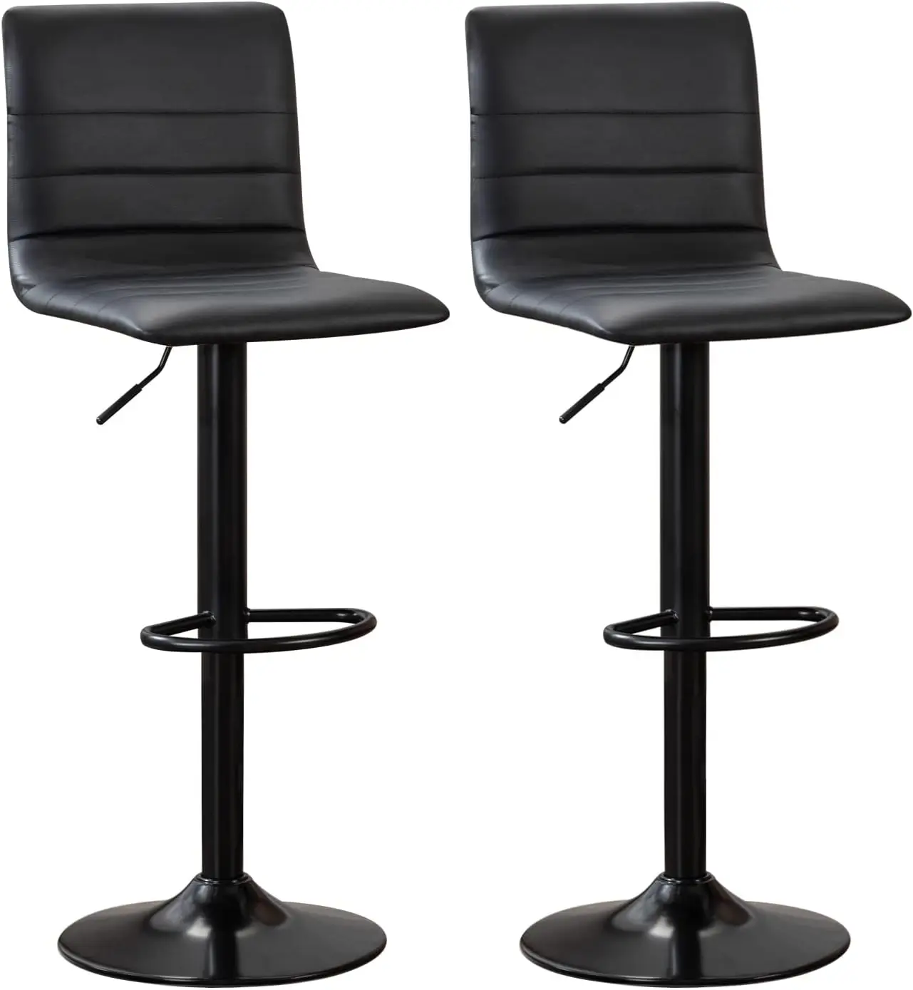 Swivel Counter Height Bar Stools with Back, Square PU Leather Adjustable Tall Barstools for Bar Bistro Dining Room Kitchen
Swivel Counter Height Bar Stools with Back, Square PU Leather Adjustable Tall Barstools for Bar Bistro Dining Room Kitchen