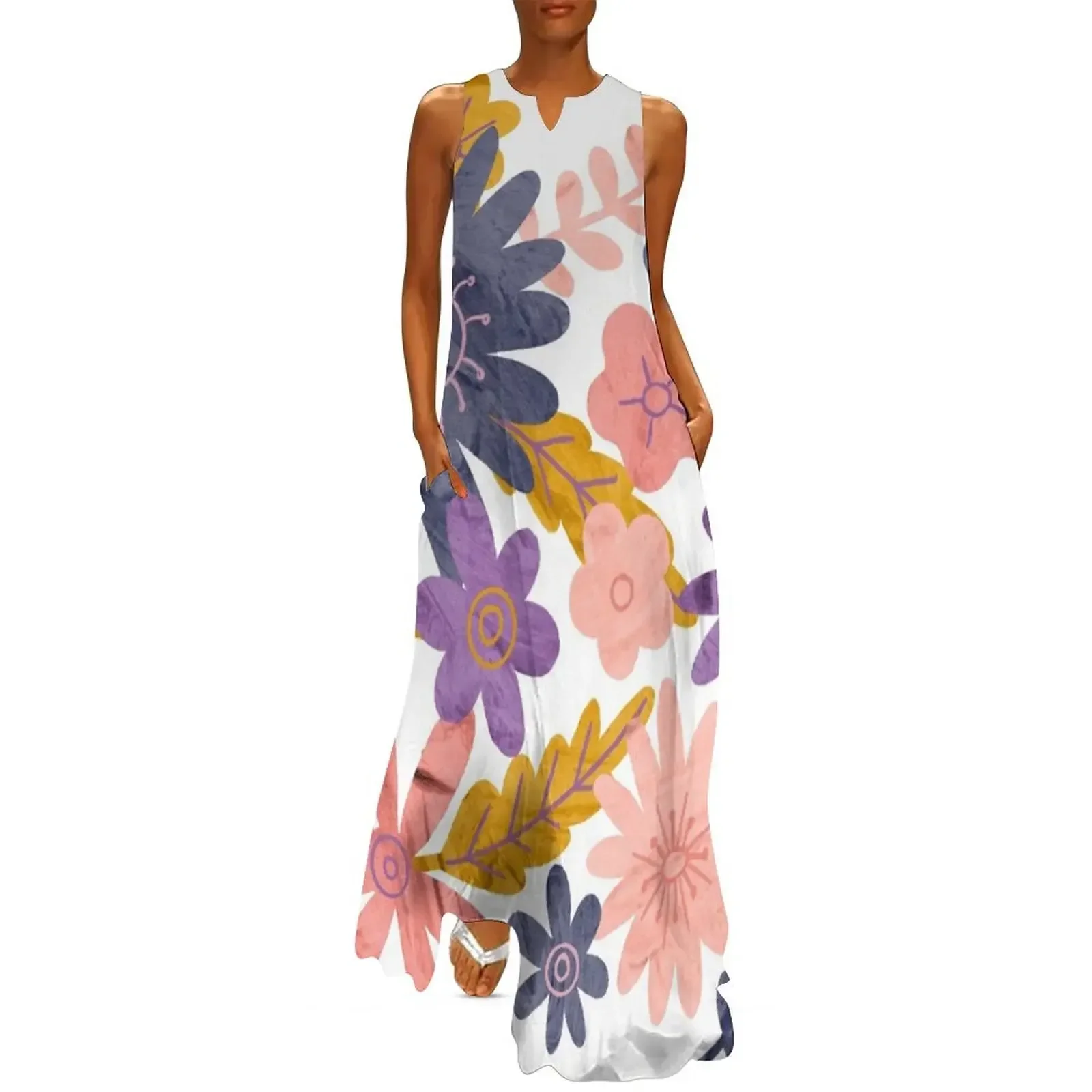 Retro 70's Flowers Long Dress Womens dresses dress for woman women long dresses festival outfit women Dress
Retro 70's Flowers Long Dress Womens dresses dress for woman women long dresses festival outfit women Dress