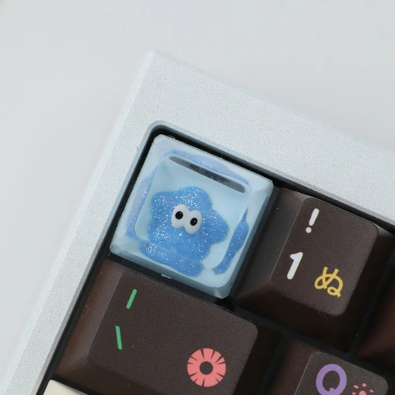 Epoxy quirky cute cartoon keycap resin mechanical keyboard cap personalized resin light transmission high transparency
Epoxy quirky cute cartoon keycap resin mechanical keyboard cap personalized resin light transmission high transparency