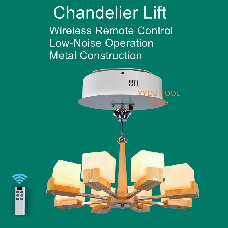 Wireless remote control electric lifting overhead light, duplex villa living room cleaning lamp lifter
Wireless remote control electric lifting overhead light, duplex villa living room cleaning lamp lifter