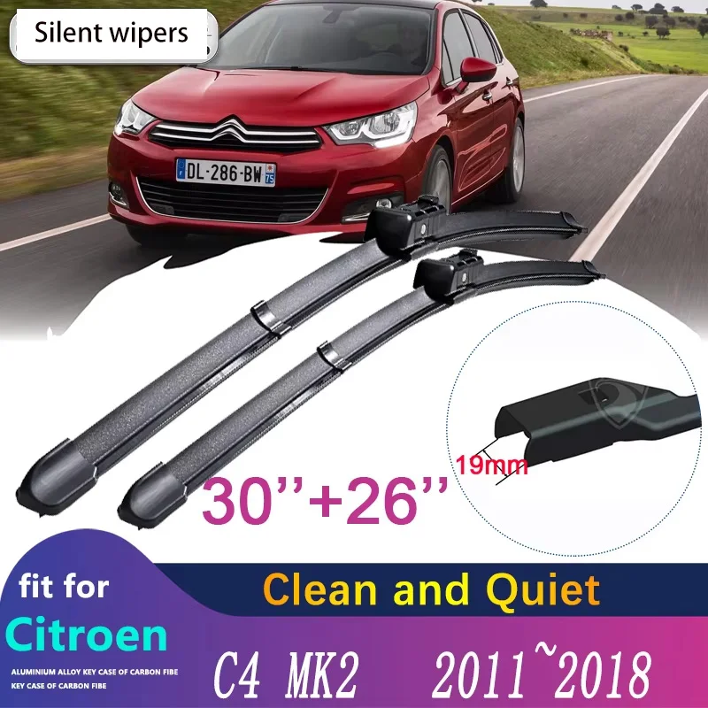 Car Wiper Blades for Citroen C4 MK2 C4L 2011~2018 Front Windscreen Brushes Car Accessories Goods 2012 2013 2014 2015 2016 2017
Car Wiper Blades for Citroen C4 MK2 C4L 2011~2018 Front Windscreen Brushes Car Accessories Goods 2012 2013 2014 2015 2016 2017