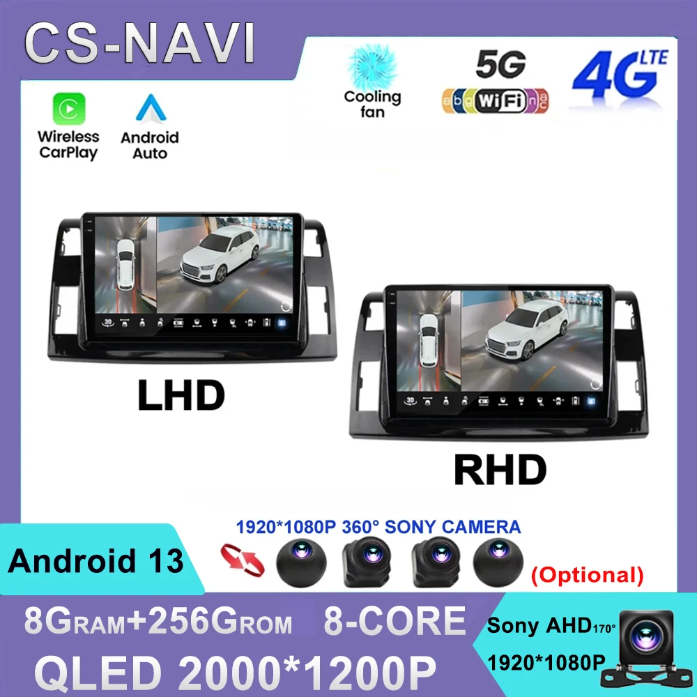 Android 13 для Toyota Previa XR50 3 III 2006 - 2019 Estima 2006 - 2016 автомобильное радио, мультимедийный плеер, навигация Carplay Auto QLED
Android 13 для Toyota Previa XR50 3 III 2006 - 2019 Estima 2006 - 2016 автомобильное радио, мультимедийный плеер, навигация Carplay Auto QLED