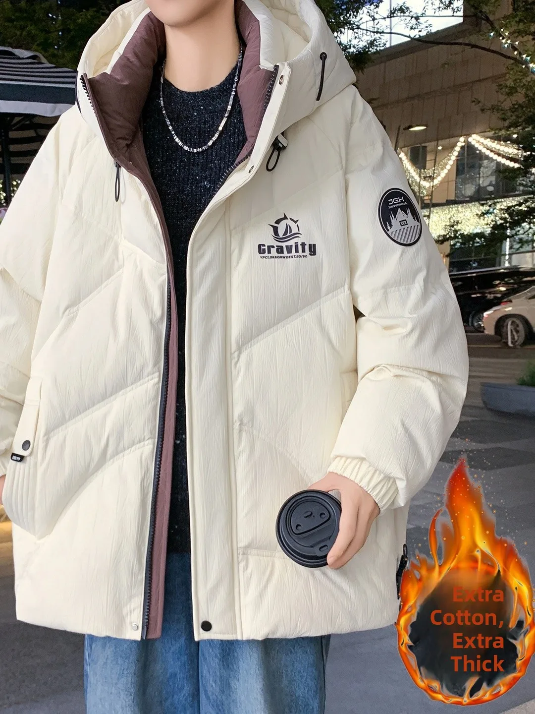 Teenage Men's Thiened Hooded Cotton Jaet Warm Sli Loose Winter Faion Brand Cotton Coat Outerwear Stand Fit Long ...
Teenage Men's Thiened Hooded Cotton Jaet Warm Sli Loose Winter Faion Brand Cotton Coat Outerwear Stand Fit Long ...