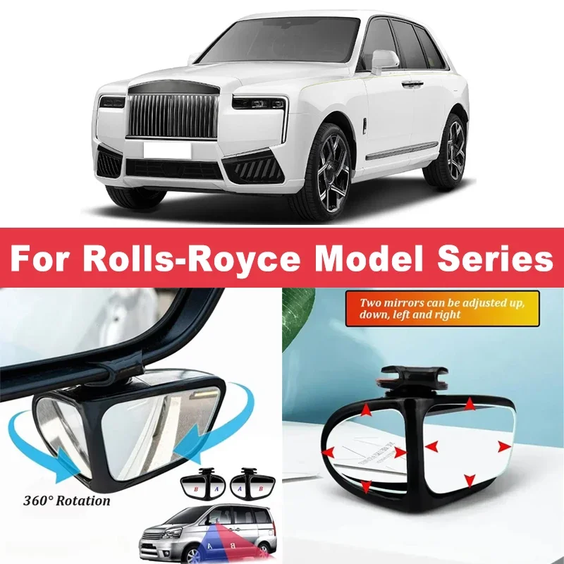 2Pcs 360° Adjustable Blind Spot Mirrors Convex Wide Angle Rearview For Rolls-Royce Phantom Ghost Cullinan Wraith Silver-Spirit
2Pcs 360° Adjustable Blind Spot Mirrors Convex Wide Angle Rearview For Rolls-Royce Phantom Ghost Cullinan Wraith Silver-Spirit