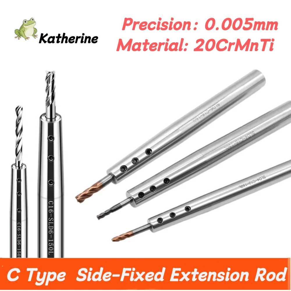 C6 C8 C10 C12 Side-Fixed Extension Rod SLD Extension Rod High-Precision Anti-Seismic Deep Hole Small Straight Shank Tool Holder
C6 C8 C10 C12 Side-Fixed Extension Rod SLD Extension Rod High-Precision Anti-Seismic Deep Hole Small Straight Shank Tool Holder