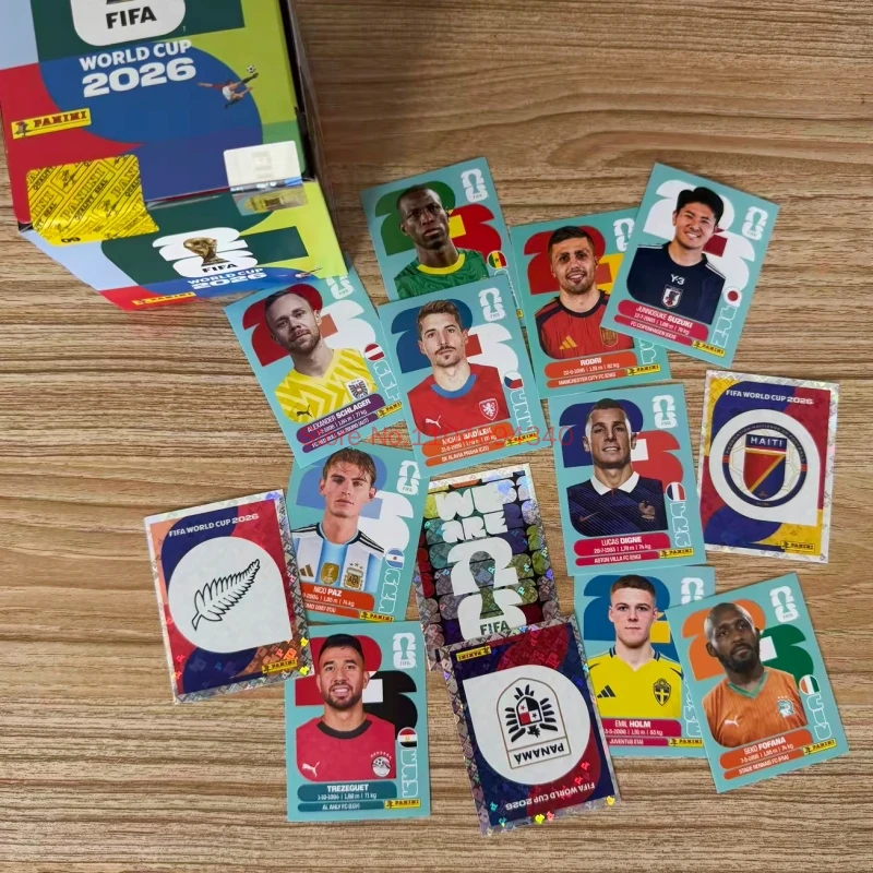 Genuine 2026 FIFA World Cup Panini Original Stickers International Version Rare Collection Football Fan Souvenir Present Gifts
Genuine 2026 FIFA World Cup Panini Original Stickers International Version Rare Collection Football Fan Souvenir Present Gifts