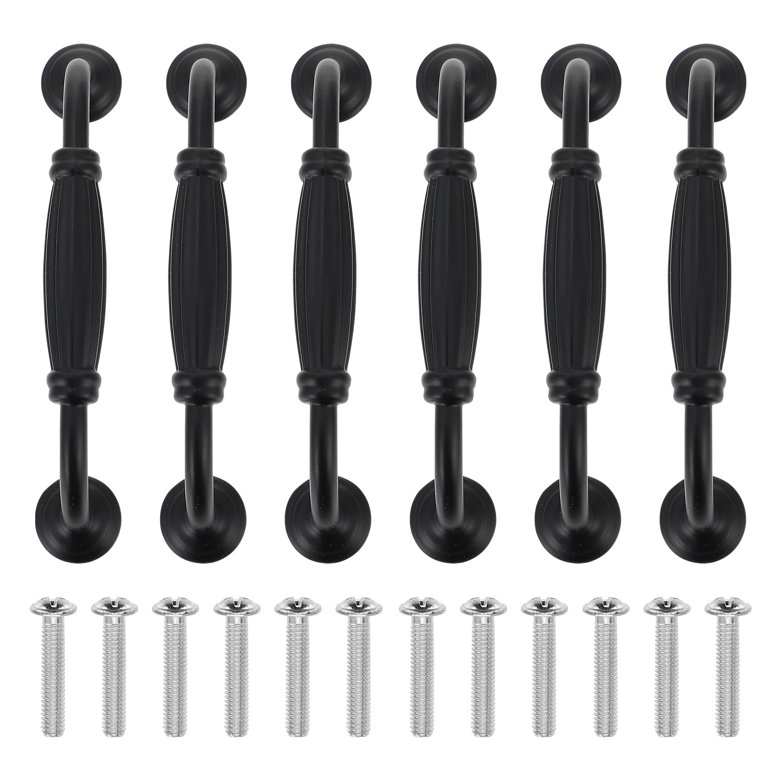 6Pcs Elegant Aluminum Alloy Handles For Cabinets Drawers Wardrobes Furniture Pulls
6Pcs Elegant Aluminum Alloy Handles For Cabinets Drawers Wardrobes Furniture Pulls