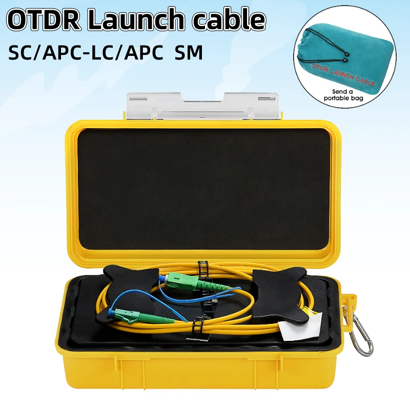 Кабель OTDR Launch SC/APC-LC/APC для оптоволокна, одномодовый удлинитель мертвых зон, 150 м/300 м/500 м/1 км/2 км
Кабель OTDR Launch SC/APC-LC/APC для оптоволокна, одномодовый удлинитель мертвых зон, 150 м/300 м/500 м/1 км/2 км