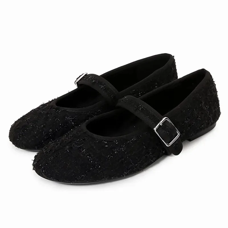 Designer Narrow Strap Buckle Flats Ballet Women Shoes Luxury Black Gingham Mary Jane Shoes for Women Shoes Woman
Designer Narrow Strap Buckle Flats Ballet Women Shoes Luxury Black Gingham Mary Jane Shoes for Women Shoes Woman