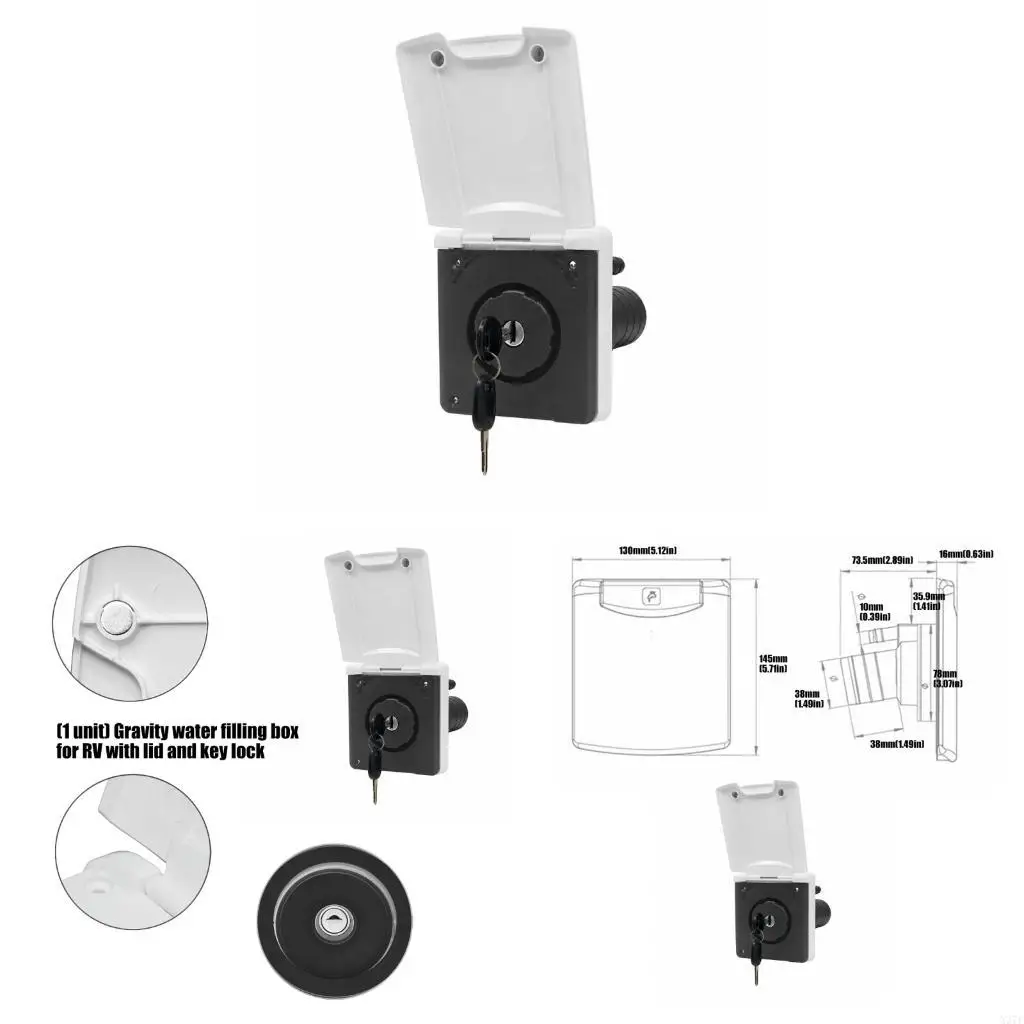 Replacement Vehicle Water Filler consistent With 38mm Hose Connection X37F
Replacement Vehicle Water Filler consistent With 38mm Hose Connection X37F