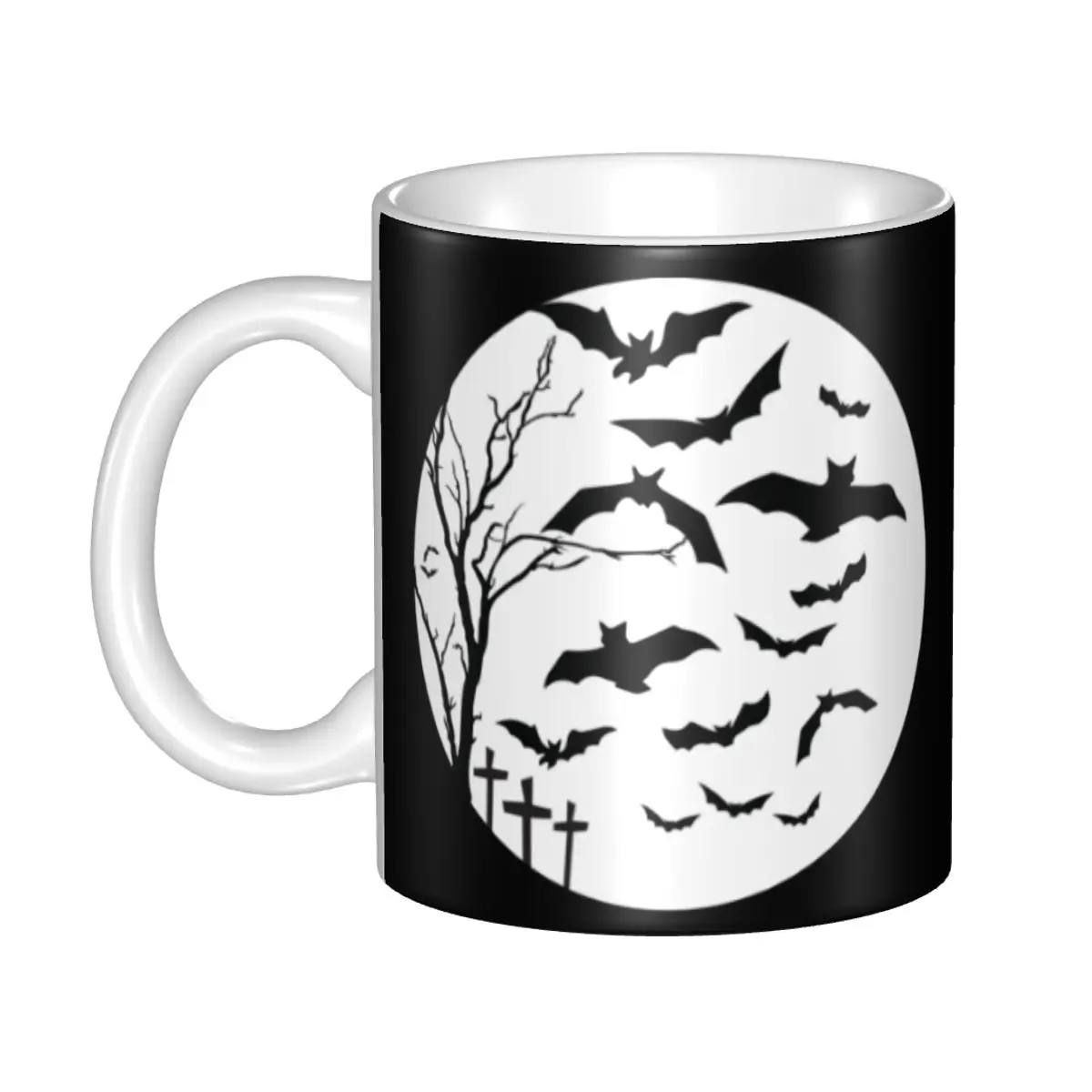 Halloween Vampire Bat Moon Mugs Customized Coffee Ceramic Mug Cup Creative Present
Halloween Vampire Bat Moon Mugs Customized Coffee Ceramic Mug Cup Creative Present