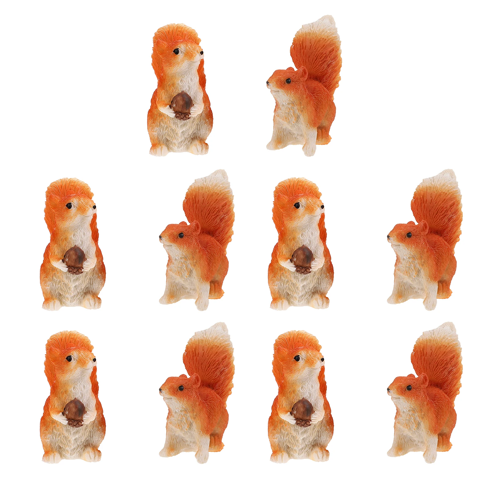 10pcs Simulation Squirrel Figurines Mini Resin Decorations Garden Flower Pot Ornament Environmental Friendly Durable
10pcs Simulation Squirrel Figurines Mini Resin Decorations Garden Flower Pot Ornament Environmental Friendly Durable