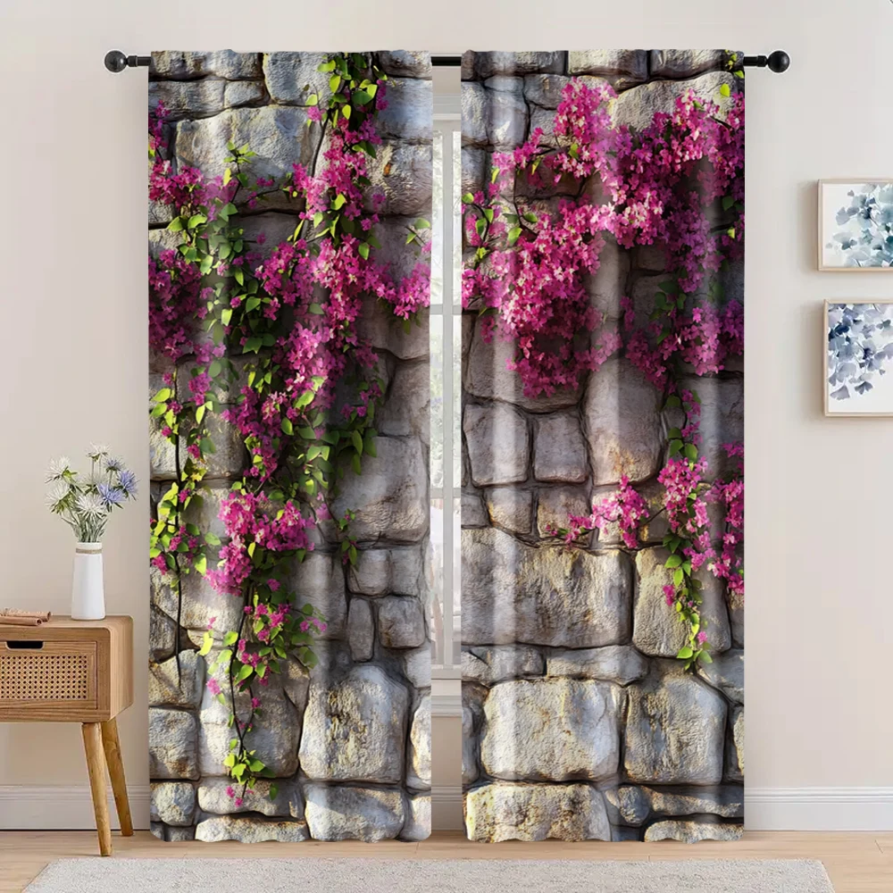 2pc, Scene Curtain curtainSpring and summer flowers Versatile 100% Polyester,Without Electricity Versatile Applies to Bedroom
2pc, Scene Curtain curtainSpring and summer flowers Versatile 100% Polyester,Without Electricity Versatile Applies to Bedroom