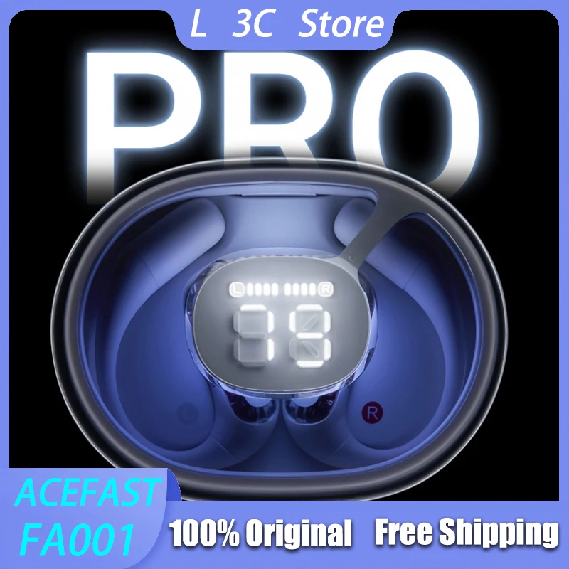 ACEFAST FA001 Wireless Earbuds Open-Ear Bluetooth 5.4 Earphone with RGB Night Light ENC Noise Reduction Sports Earphone Original
ACEFAST FA001 Wireless Earbuds Open-Ear Bluetooth 5.4 Earphone with RGB Night Light ENC Noise Reduction Sports Earphone Original