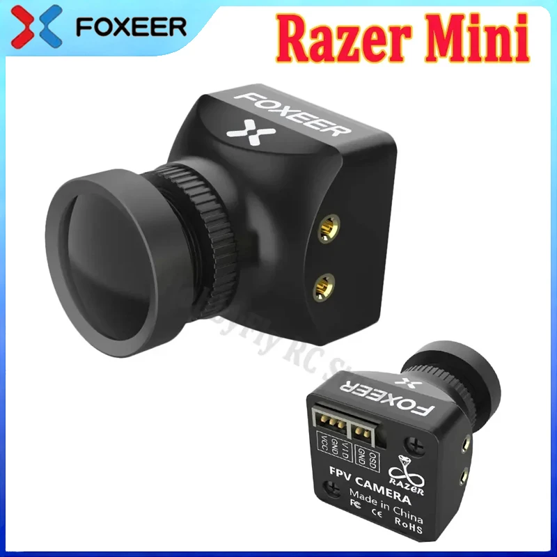 Foxeer Razer Mini 22*22mm HD FPV Camera 5MP 1200TVL PAL NTSC Adjustable 4ms Ultra Low Latency 2-6S for Racing Drone DIY Build
Foxeer Razer Mini 22*22mm HD FPV Camera 5MP 1200TVL PAL NTSC Adjustable 4ms Ultra Low Latency 2-6S for Racing Drone DIY Build