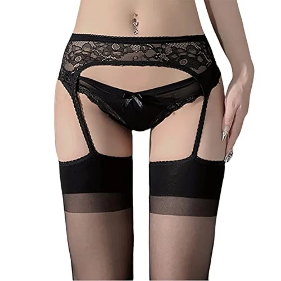 Women's Lace Thigh High Stockings with Garter Suspender Tight Pantyhose
Women's Lace Thigh High Stockings with Garter Suspender Tight Pantyhose