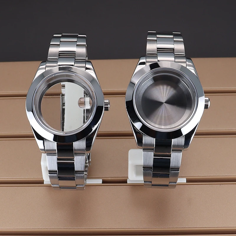 36mm 39mm Steel Watch Case Glide Lock Strap Sapphire glass For DJ SK NH35 NH36 NH34 4R35 7S26 Miyota 8215 Movt Air King Oyster
36mm 39mm Steel Watch Case Glide Lock Strap Sapphire glass For DJ SK NH35 NH36 NH34 4R35 7S26 Miyota 8215 Movt Air King Oyster