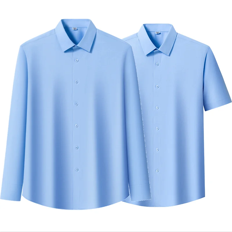 Men's Long Sleeve Shirt High-quality Fashion Casual Business short sleeves Shirt Men Long Sleeve Formal Office Four Season Top
Men's Long Sleeve Shirt High-quality Fashion Casual Business short sleeves Shirt Men Long Sleeve Formal Office Four Season Top