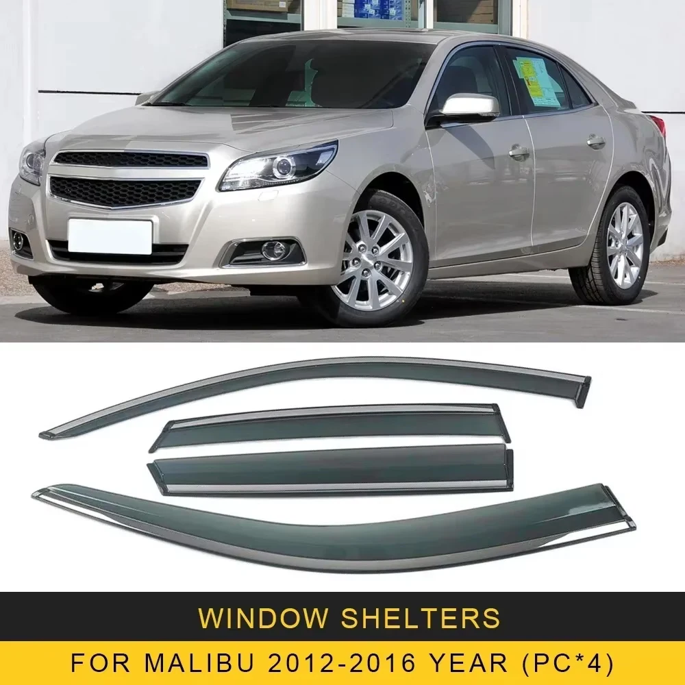 Chrome Strips Rain Guards for CHEVROLET Malibu Limited 2012-2023 Window Visor Wind Deflectors Door Visor Vent Shades Ventvisor
Chrome Strips Rain Guards for CHEVROLET Malibu Limited 2012-2023 Window Visor Wind Deflectors Door Visor Vent Shades Ventvisor