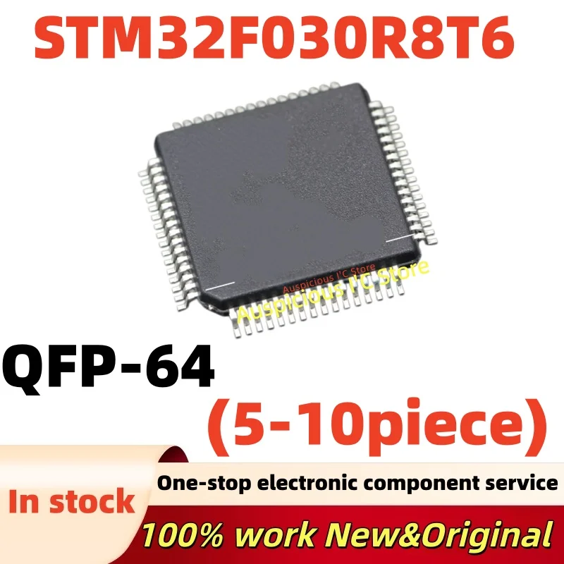 (5-10pcs)100%new STM32F030 STM32F030R8T6 QFP-64
(5-10pcs)100%new STM32F030 STM32F030R8T6 QFP-64