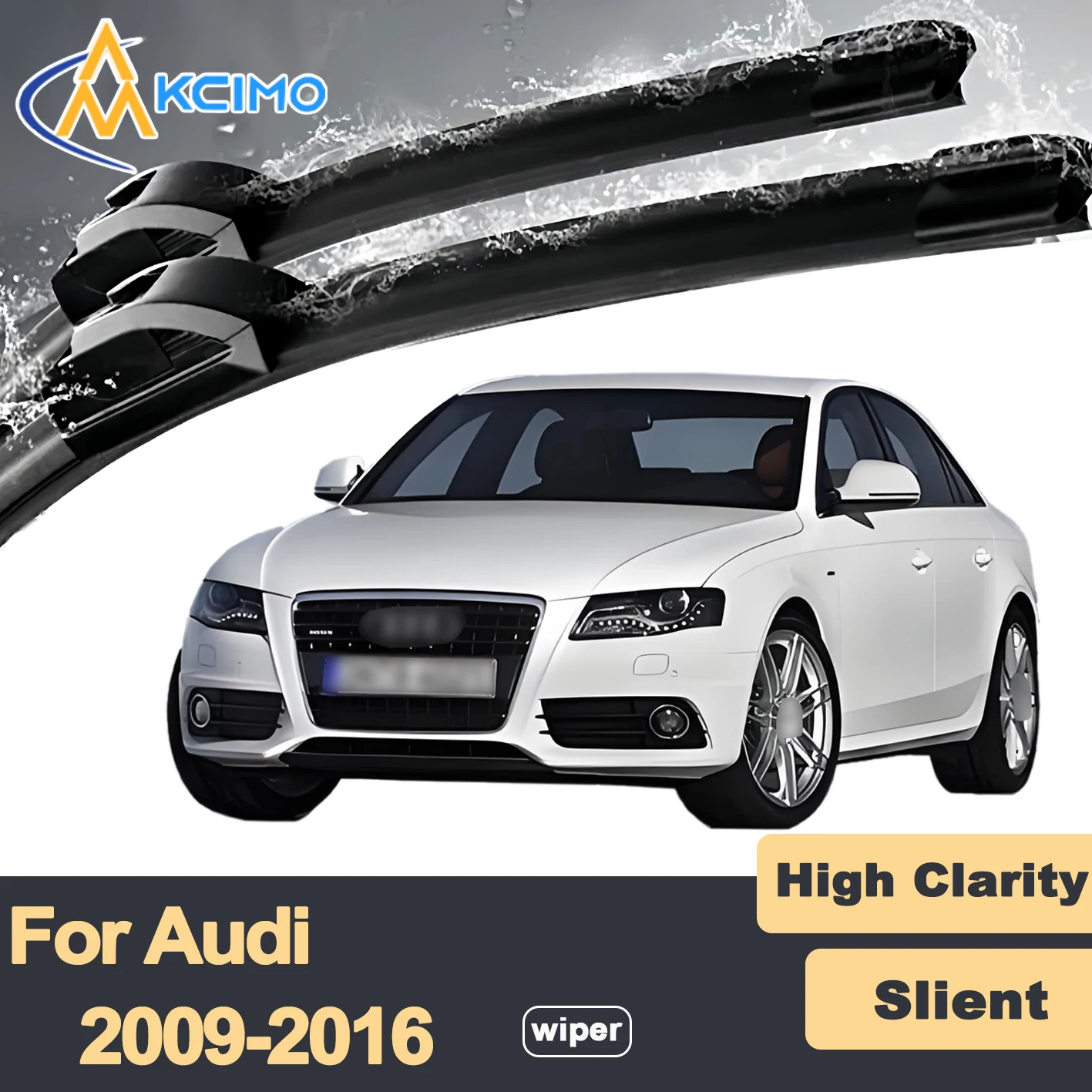 Premium Rubber Durable Silent Windshield Wiper Blades 2pcs for Audi A4 B8 8K 2009-2016 S4 RS4 Front Wiper Blades Set
Premium Rubber Durable Silent Windshield Wiper Blades 2pcs for Audi A4 B8 8K 2009-2016 S4 RS4 Front Wiper Blades Set