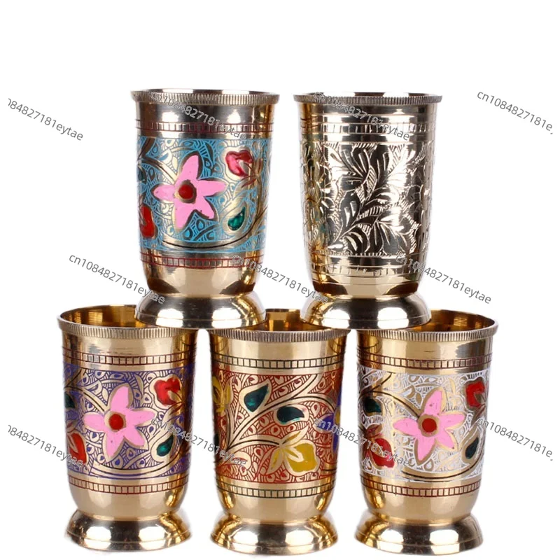 Pakistani Handmade Solid Brass Engraved Painted Cup Tea Coffee Set Wine Goblet Home Barware
Pakistani Handmade Solid Brass Engraved Painted Cup Tea Coffee Set Wine Goblet Home Barware