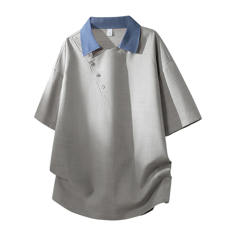 Men's Two Tone Breathable Polo Shirt A Korean Style Business-casual Top That Blend Minimalist Street Style Perfect for Commuting
Men's Two Tone Breathable Polo Shirt A Korean Style Business-casual Top That Blend Minimalist Street Style Perfect for Commuting