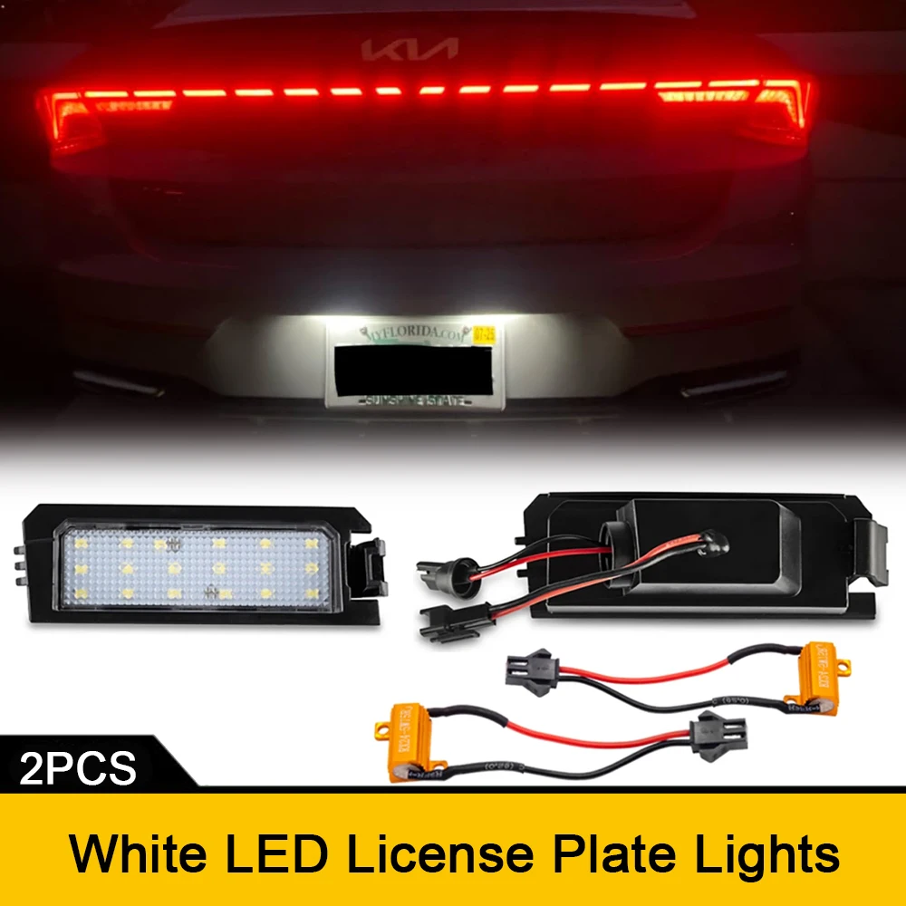 Canbus LED Tail License Number Plate Tag Lights For Kia Rio MK4 Niro Cadenza K5 K7 Hyundai I30 Elantra GT Sonata Veloster Tucson
Canbus LED Tail License Number Plate Tag Lights For Kia Rio MK4 Niro Cadenza K5 K7 Hyundai I30 Elantra GT Sonata Veloster Tucson