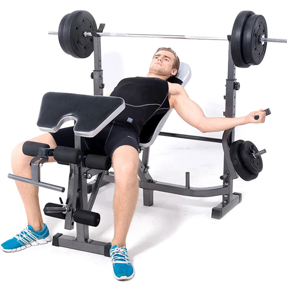 SD-SR05 Wholesale bodybuilding multifunctional fitness press barbell rack sit-up weightlifting bed bench
SD-SR05 Wholesale bodybuilding multifunctional fitness press barbell rack sit-up weightlifting bed bench