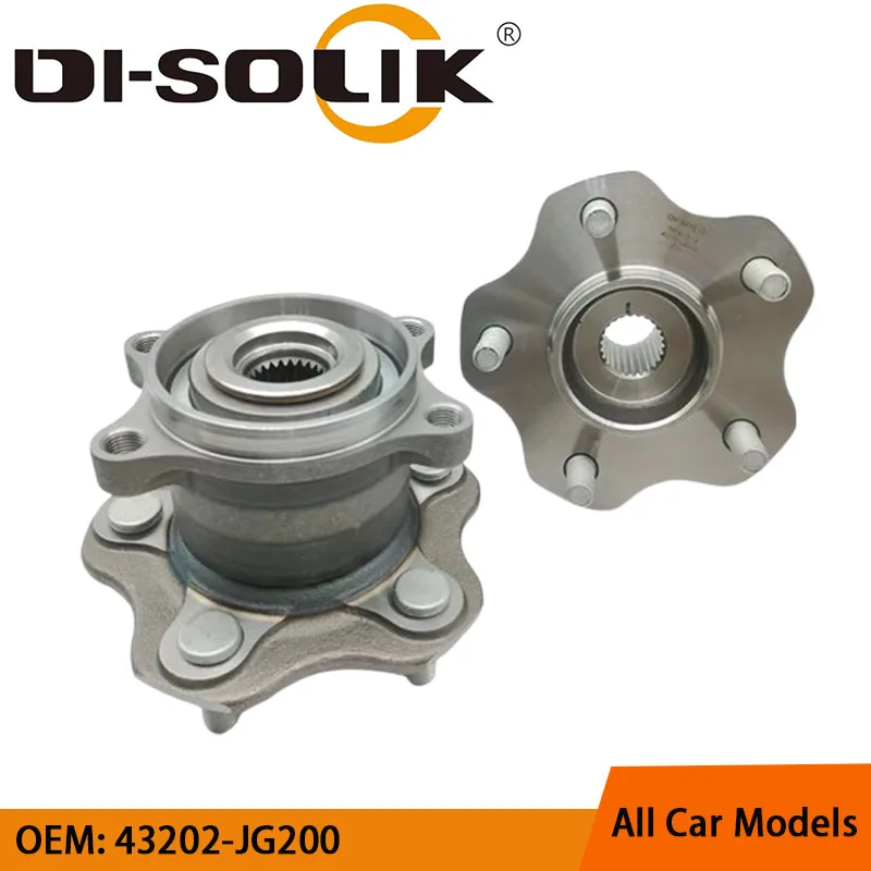 DI-SOLIK Auto Car Parts Rear Wheel Hub Bearing Assembly 43202-JG200 for Nissan 4WD Qashqai renault KOLEOS 2009 2016
DI-SOLIK Auto Car Parts Rear Wheel Hub Bearing Assembly 43202-JG200 for Nissan 4WD Qashqai renault KOLEOS 2009 2016