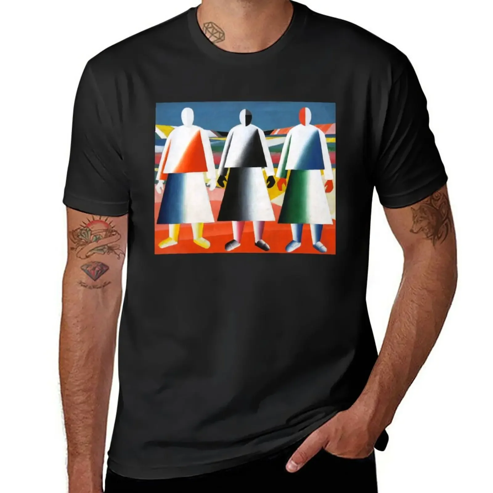 Kazimir Malevich - Girls in the Fields T-Shirt summer top cute clothes plain black t shirts men
Kazimir Malevich - Girls in the Fields T-Shirt summer top cute clothes plain black t shirts men