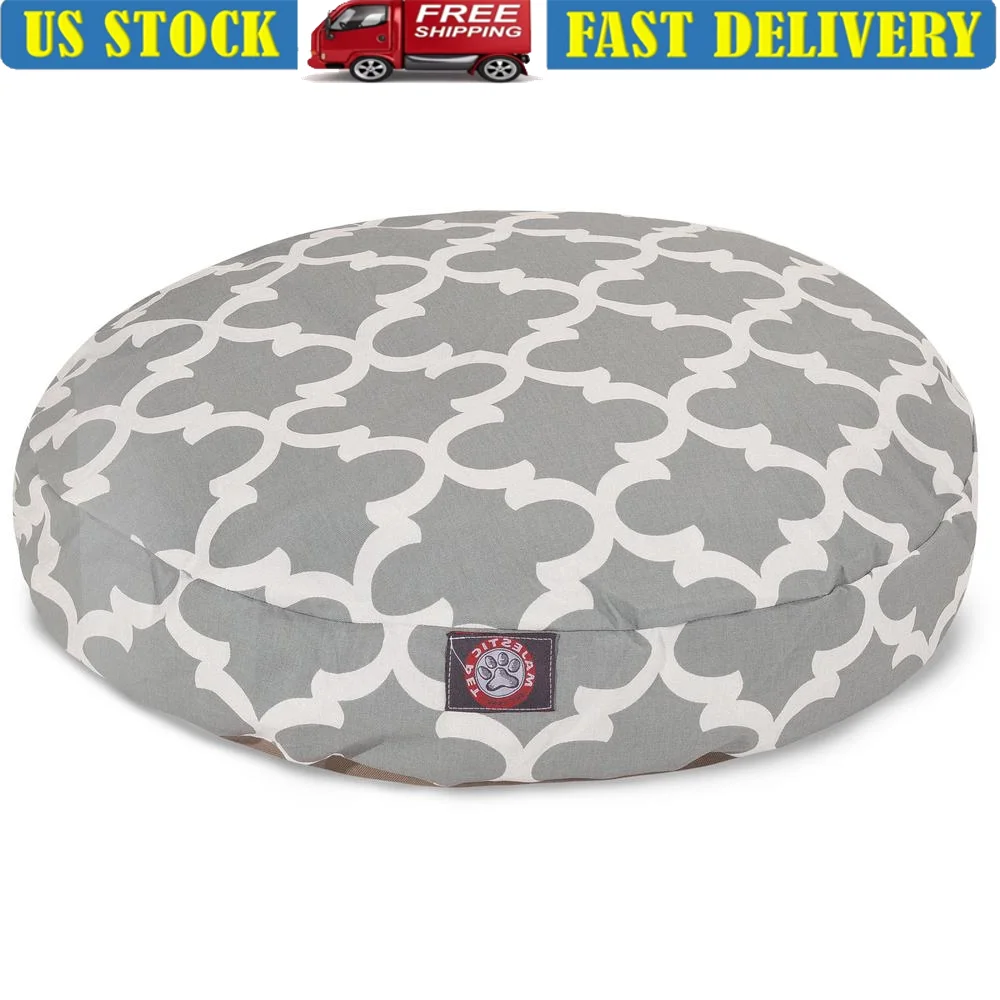 Round Dog Bed with Removable Zippered Cover Indoor Outdoor Use Durable UV Protected Water Resistant Comfortable Pet Bed
Round Dog Bed with Removable Zippered Cover Indoor Outdoor Use Durable UV Protected Water Resistant Comfortable Pet Bed
