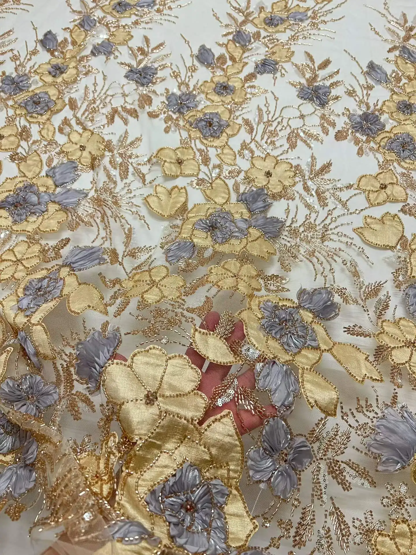 Wholesale 2026 Elegant African Tulle Embroidery Beaded Lace Fabric, Nigerian Sequins, Wedding Party Dress 5 Yards
Wholesale 2026 Elegant African Tulle Embroidery Beaded Lace Fabric, Nigerian Sequins, Wedding Party Dress 5 Yards