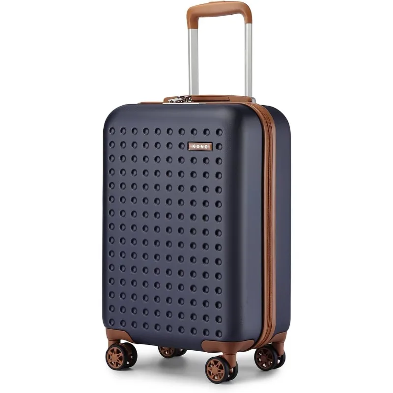 Carry On Luggage 22x14x9 Airline Approved Lightweight Hardside Suitcase with Spinner Wheels & Built-in TSA Lock (Navy, 20 Inch)
Carry On Luggage 22x14x9 Airline Approved Lightweight Hardside Suitcase with Spinner Wheels & Built-in TSA Lock (Navy, 20 Inch)