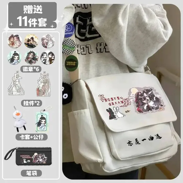 Mo Dao Zu Shi Grandmaster Of Demonic Cultivatio Студенческая сумка через плечо Школьная аниме-игра
Mo Dao Zu Shi Grandmaster Of Demonic Cultivatio Студенческая сумка через плечо Школьная аниме-игра