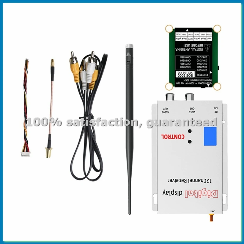 1.2G 1.3G 3W VTX+1.2G FPV VRX 3000мВт 9-канальный мощный видеопередатчик FPV PAL/NTSC для FPV-дронов дальнего радиуса действия - A51M
1.2G 1.3G 3W VTX+1.2G FPV VRX 3000мВт 9-канальный мощный видеопередатчик FPV PAL/NTSC для FPV-дронов дальнего радиуса действия - A51M