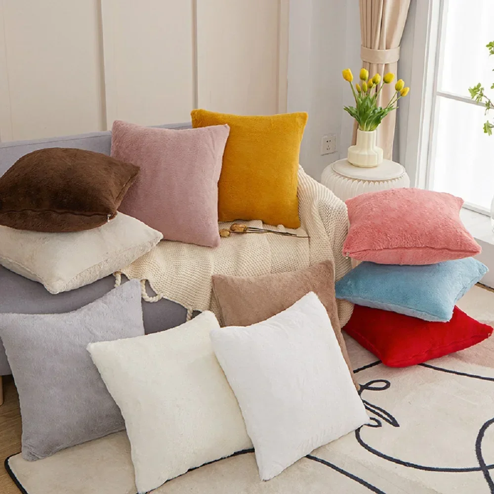 Classic Solid Sofa Ultra Soft Pillowcase Can Cushion Cover Waist Pillow Cover (Only Have Fabric Cover - Without Pillow Core)
Classic Solid Sofa Ultra Soft Pillowcase Can Cushion Cover Waist Pillow Cover (Only Have Fabric Cover - Without Pillow Core)