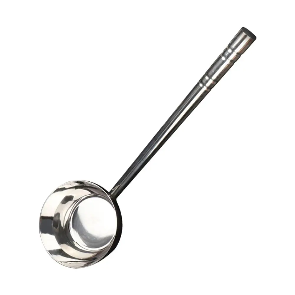 Stainless Steel Ladle Large Capacity Soup Spoon Home Hotel Kitchen Flat Bottom Water Ladles For Dining Hall Scoop Metal Dining
Stainless Steel Ladle Large Capacity Soup Spoon Home Hotel Kitchen Flat Bottom Water Ladles For Dining Hall Scoop Metal Dining